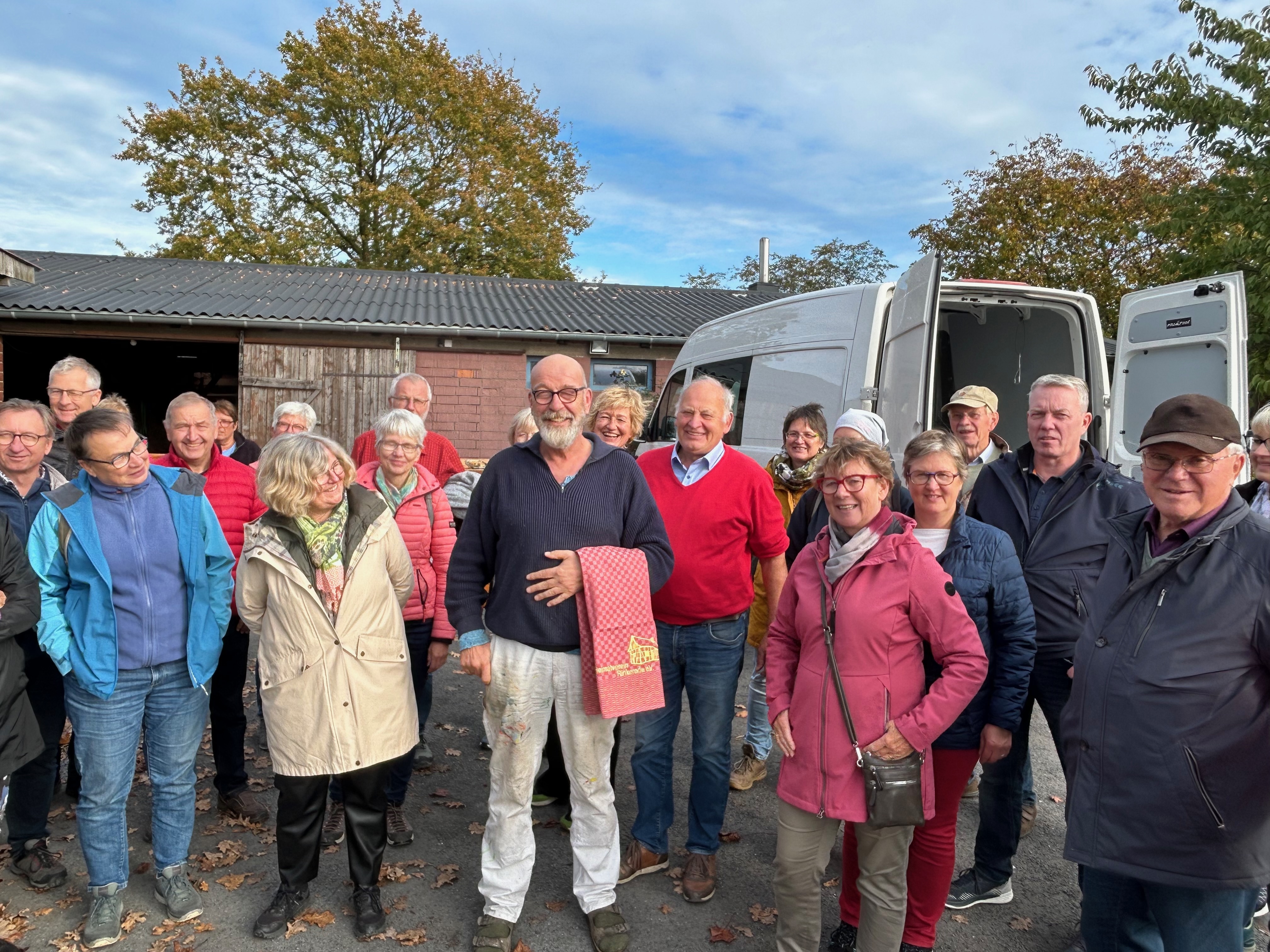 Herbstwanderung mit unserem Gastgeber Ben Uhlenbrock